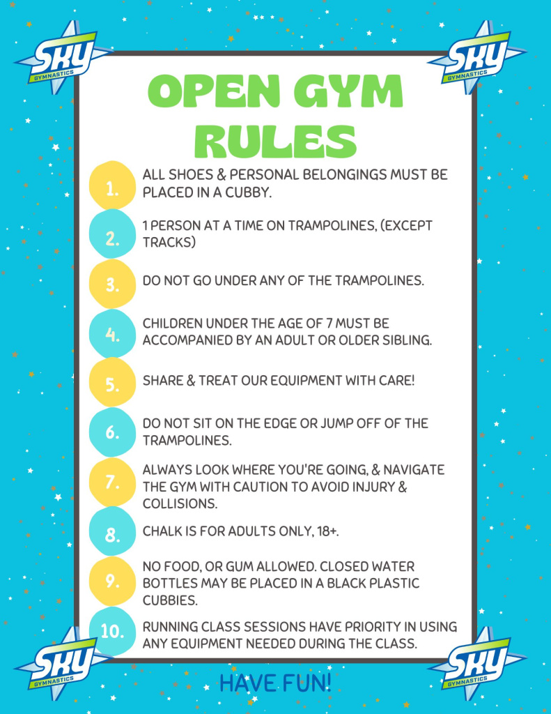 Open Gym Rules
